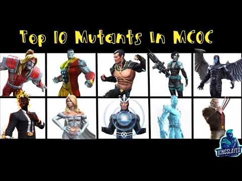 Top 10 Mutant Characters In Marvel Contest Of Champions (July 2020) | Thanks for 400 Subscribers!