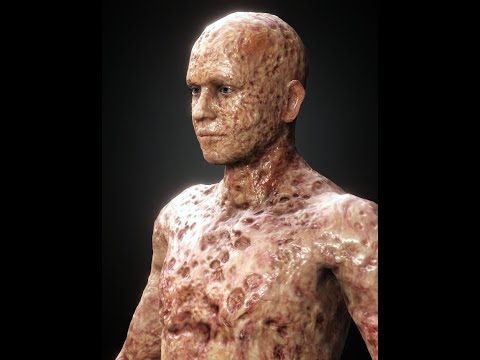 Character Creator Burnt Guy Animation With Displacement No Artifacts.