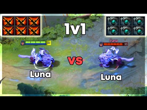 6x Sange & Yasha Luna vs 6x Skadi Luna| Level 30 Dota 2 1v1 | Who Will Win?
