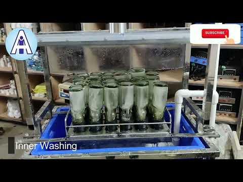 Goli soda bottle rinsing machine