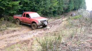 preview picture of video 'Fun little mud hole at McGowan Creek'