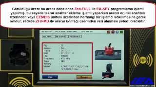 Mercedes-Benz W202-W208-W210 EZS/EIS ve Anahtar üzerinden İşlemci Sökmeden ZFH-MB ile Anahtar Ekleme