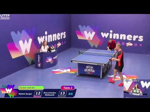 WINners CUP table 2  26.01  Maliuk Sergei - Storozhenko Aleksandr 18:00