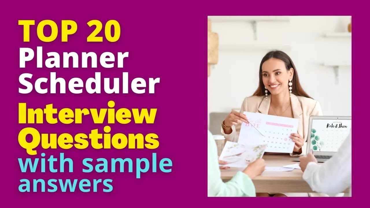 Planner Scheduler Interview Questions and Answers for 2026