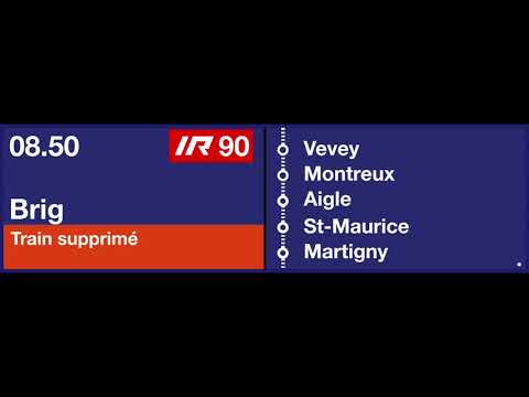 annonce de suppression de l'IR90 pour Brig