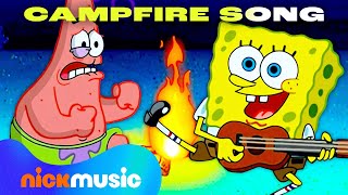 SpongeBob &#39;The Campfire Song Song&#39; Sing Along 🏕 | Nick Music