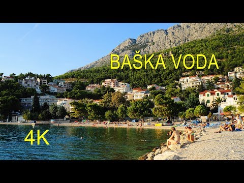 Baška Voda Beach, Croatia (4K Ultra HD)