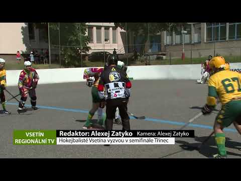 VSETÍN: Hokejbalisté Vsetína vyzvou v semifinále Třinec