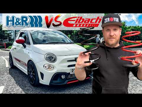 Eibach VS H&R Review Which Abarth 595 Lowering Spring are BEST?