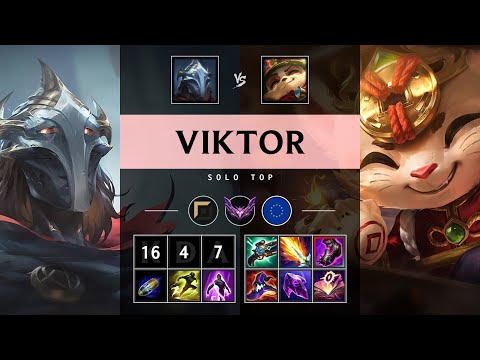 Viktor Top vs Teemo - EUW Master Patch 25.13