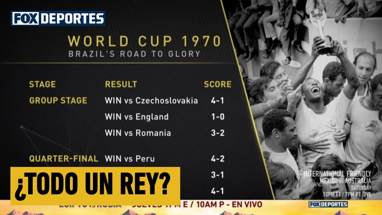 😳🏆 ¿TODO UN REY? Pelé marcó una era en el futbol mundial | Football's Greatest Stage