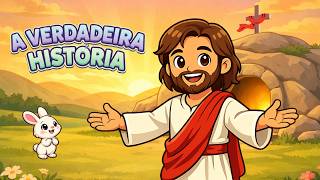 A História da Páscoa para Crianças: O Verdadeiro Significado (Desenho Bíblico)