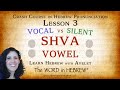 Lesson 3: The SHVA Vowel - Vocal vs Silent SHVA | Crash Course in Hebrew Reading & Pronunciation