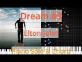 🎹Solo & Chord, Dream #3, Elton John, Synthesia Piano