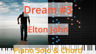 🎹Solo &amp; Chord, Dream #3, Elton John, Synthesia Piano