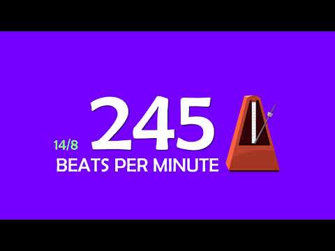 245 BPM 14/8 Metronome