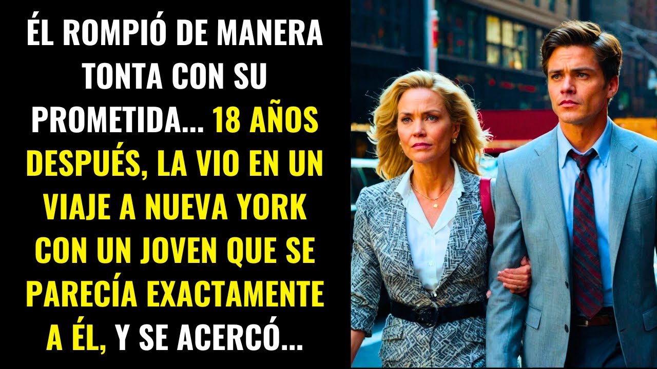 18 AÑOS DESPUÉS, QUEDÓ IMPACTADO AL VER A SU EX-PROMETIDA CON UN HOMBRE QUE SE PARECÍA A ÉL...