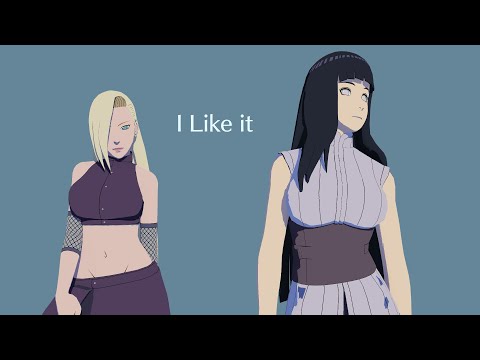 Lisa (from BLACKPINK) - I Like It - Hinata*Ino | Naruto MMD