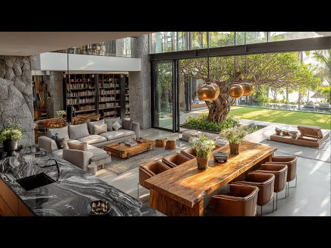 Tropical Living Room & Garden  Everyone Loves This Green Space | Design Ideas