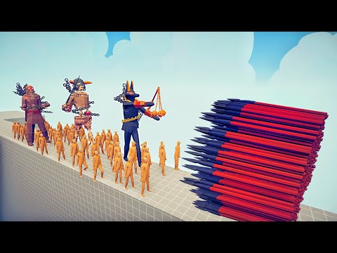 MUMMY ARMY vs EVERY GOD - Totally Accurate Battle Simulator TABS