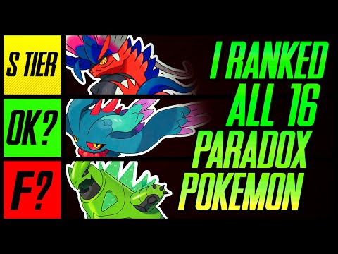 I Ranked All 16 Paradox Pokemon | Mr1upz | Scarlet and Violet