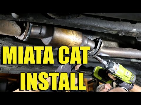 Mazda Miata Cat Removal and Install