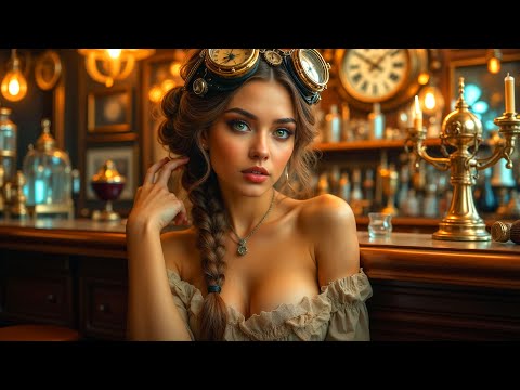 Theme: Harrys e-card: Tijdloze Wonder Steampunk AI..