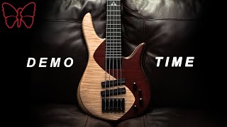 Video thumbnail for Ryan Martinie demos the Ryan Martinie Blondie Standard at Fodera 🦋🎧 by Fodera Guitars