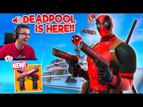 Nick Eh 30 reacts to NEW Deadpool EVENT in Fortnite!