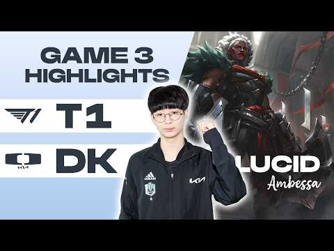 T1 vs DK - GAME 3 Highlight |  LCK Cup 2026 Playoffs Upper Bracket | Olaf vs Kha'Zix