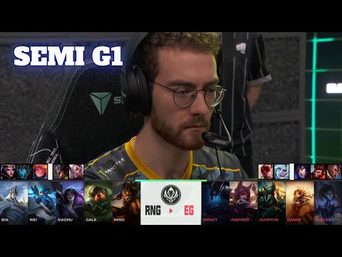 RNG vs EG - Game 1 | Semi Finals LoL MSI 2022 | Royal Never Give Up vs Evil Geniuses G1 full game