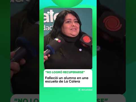 🩺FALLECIÓ un alumno en una escuela de LA CALERA 🚨