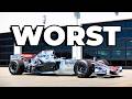 What Are The Worst F1 Cars Ever Made? DEFAULT Thumbnail