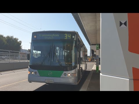 Transperth Mercedes-Benz OC500LE CNG TP2000 ZF Kickdown!