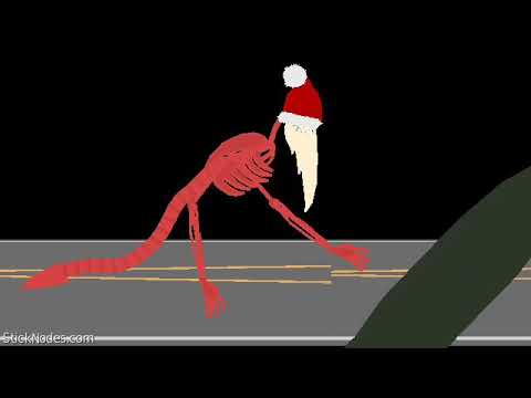 g o r k vs highway worm (but they got Christmas hats)