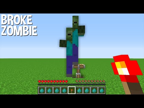 What if BREAK ZOMBIE in Minecraft ? CURSED DIMENSION ?