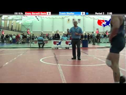 University Nat`ls FS  66 KG / 145.5 lbs: Kasey Burnett-Davis vs. Travis Shaffer