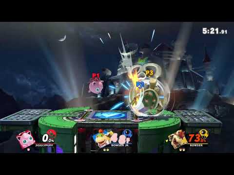 Super Smash Bros. Ultimate - 237 - Jigglypuff vs Bowser Jr. vs Bowser