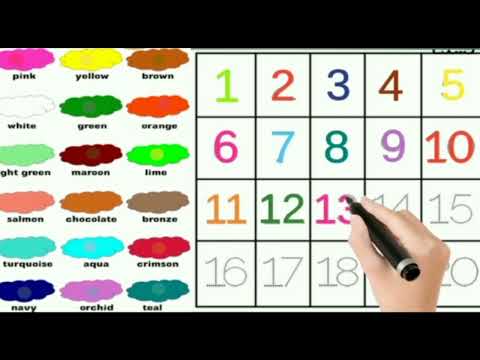 1 to 20 numbers write and count | learn numbers 1 to 20 write & count for kids | write 1 to 20