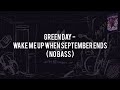 Green Day - Wake Me Up When September Ends(NO BASS)Vocal+Chord+Lyric