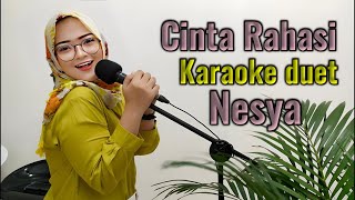 Download lagu Cinta Rahasia Karaoke duet Nesya @mudahkaraoke mp3