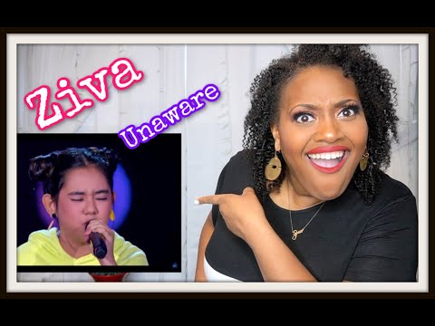 ZIVA - UNAWARE (Allen Stone) - SHOWCASE - Indonesian Idol 2020 REACTION