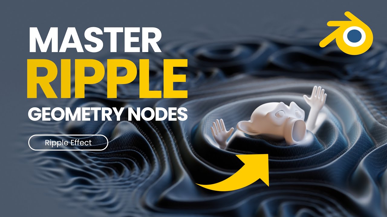 Ripple Effect Blender Tutorial Geometry Nodes