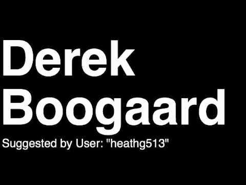 How to Pronounce Derek Boogaard Minnesota Wild NHL Hockey Fight Shootout Goal Hit RIP