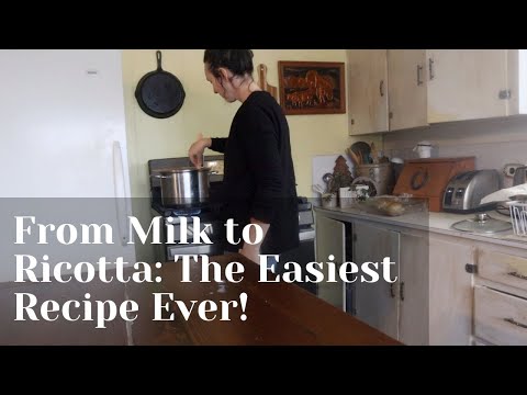 Easy 3-Ingredient Homemade Ricotta Cheese | Quick & Delicious!