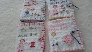 My Tiny Needle Book Tutorial Quick and Easy Needlebook #slowstitch