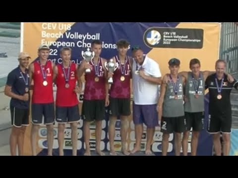 Beach Volleyball 2022 | U18 European Championships | Men’s Gold Medal | Loutraki, Grèce