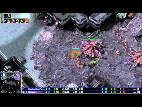 Franscar (z) vs ButtPluggen aka Muukzor (p) G2  - Starbow Ladder Cup#3