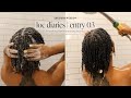 Loc Diaries 03: My First Wash Day & Retwist On My Starter Locs! [Already Breaking the “Loc Rules”]