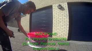how to paint wheels or rims NEON Fluo PINK (French subtitles)